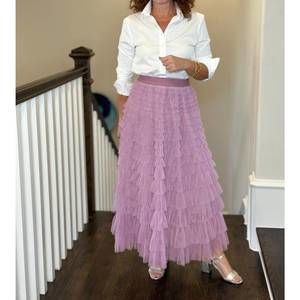NEW WAY tulle tier skirt in lavender
